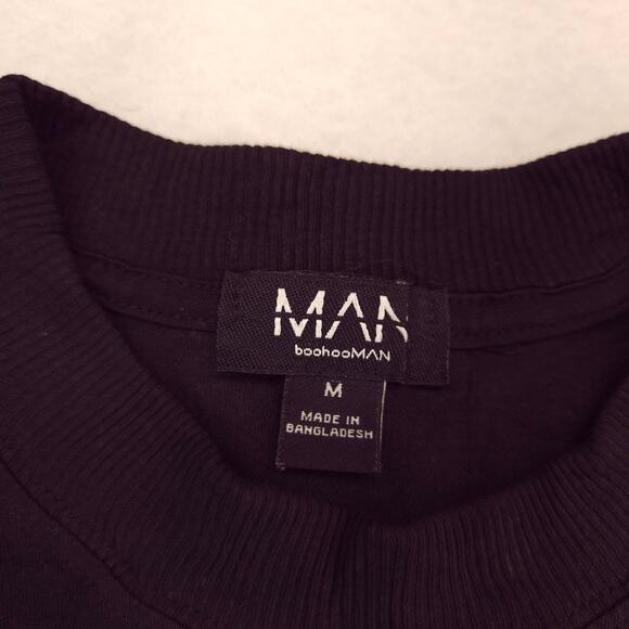 Boohoo Man Worldwide Short Sleeve Graphic T Shirt Adult Mens Size M Black - Picture 3 of 9